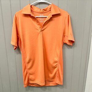 Mens small peach Huk polo shirt